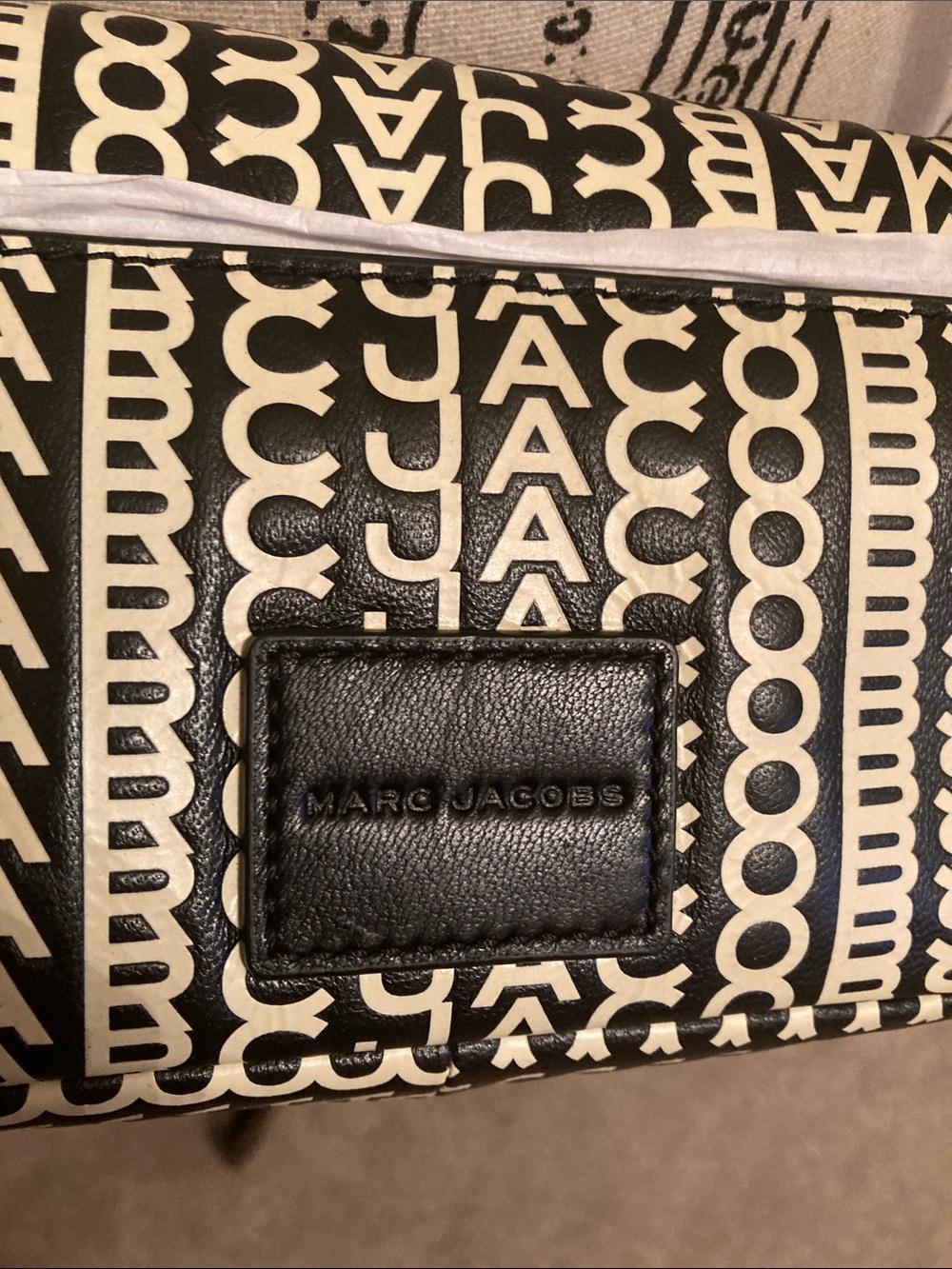 Marc Jacobs The Monogram Leather J Marc Mini Convertible Crossbody/Chain Bag NWT - Picture 6 of 13